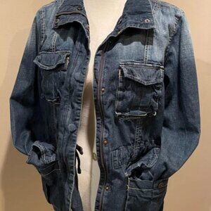 Vintage 1967 WWS Authentic Jean Jacket – Size M – Cargo Pockets